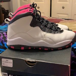 Air Jordan 10 Vivid Pink 6.5y